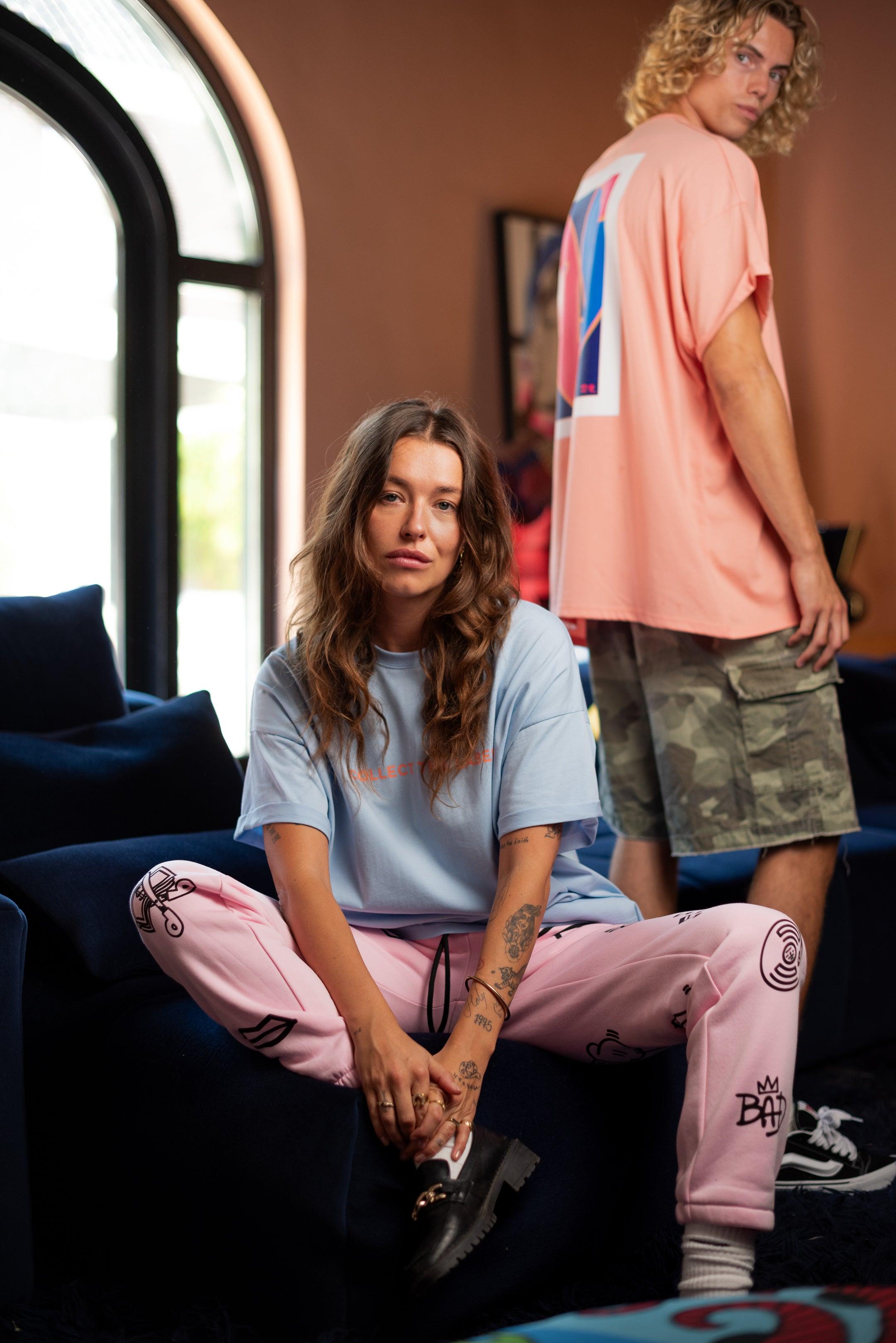T-shirt Oversize Stevie Bleu