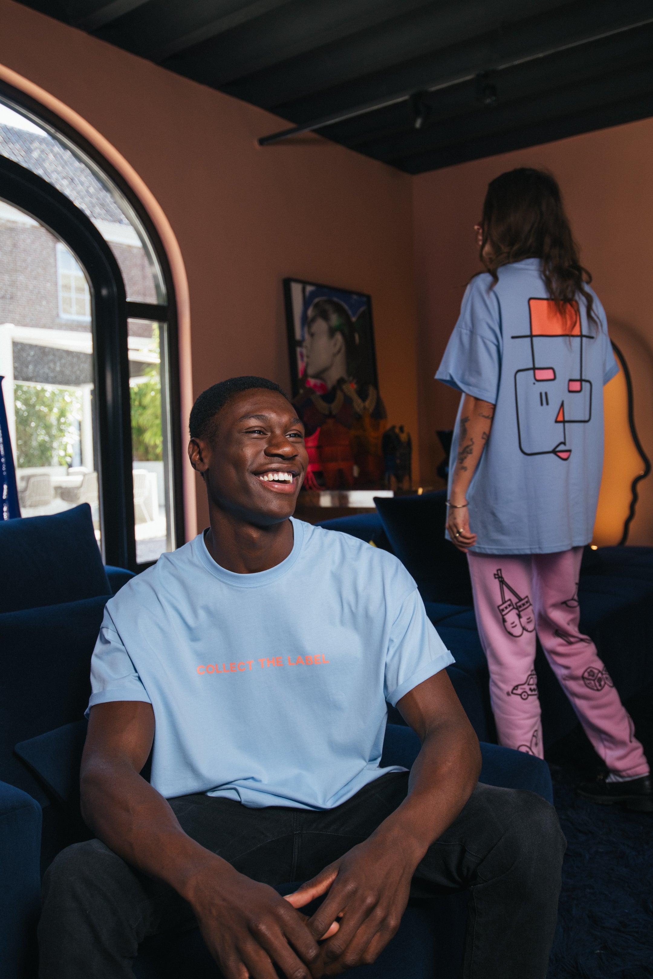 T-shirt Oversize Stevie Bleu