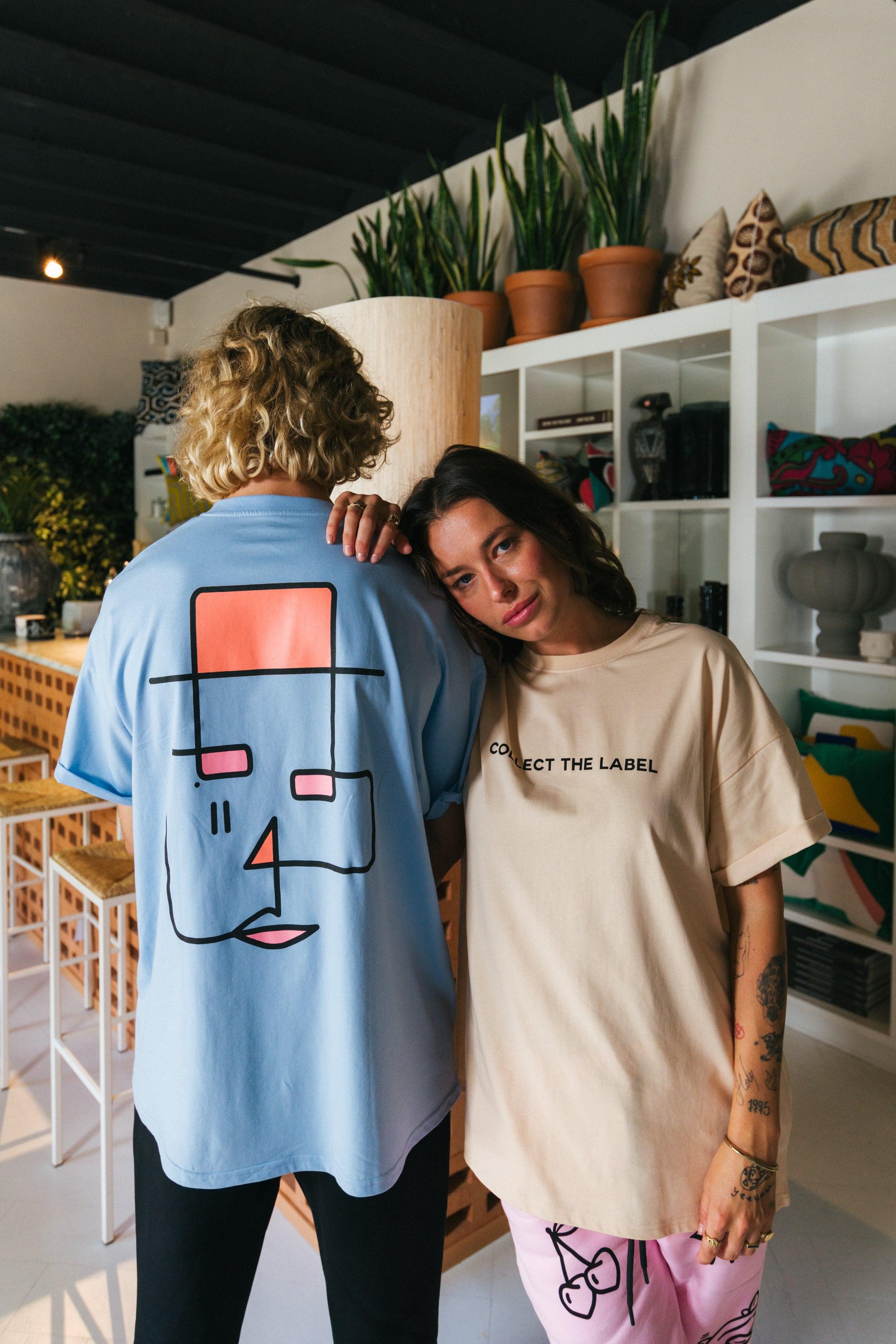 T-shirt Oversize Stevie Bleu