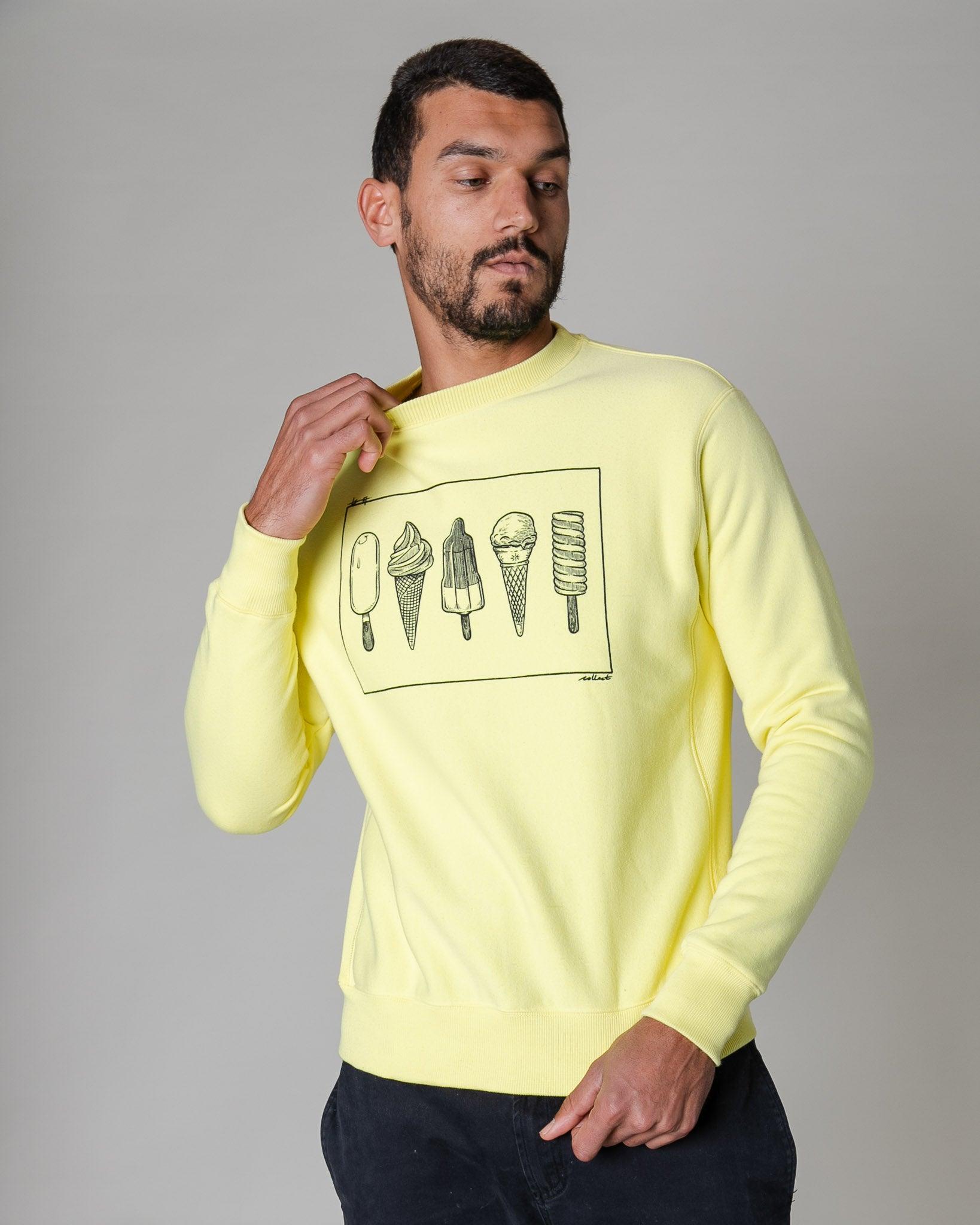 Icecream -Pullover gelb