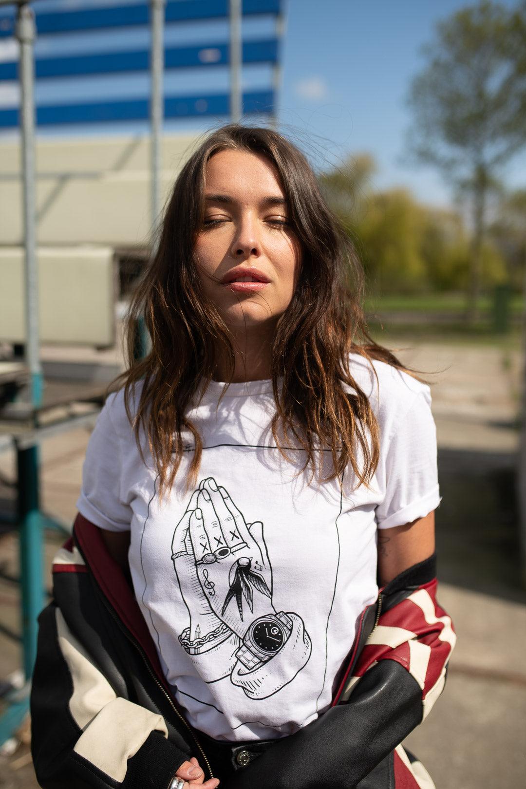 Bete Tee weiß