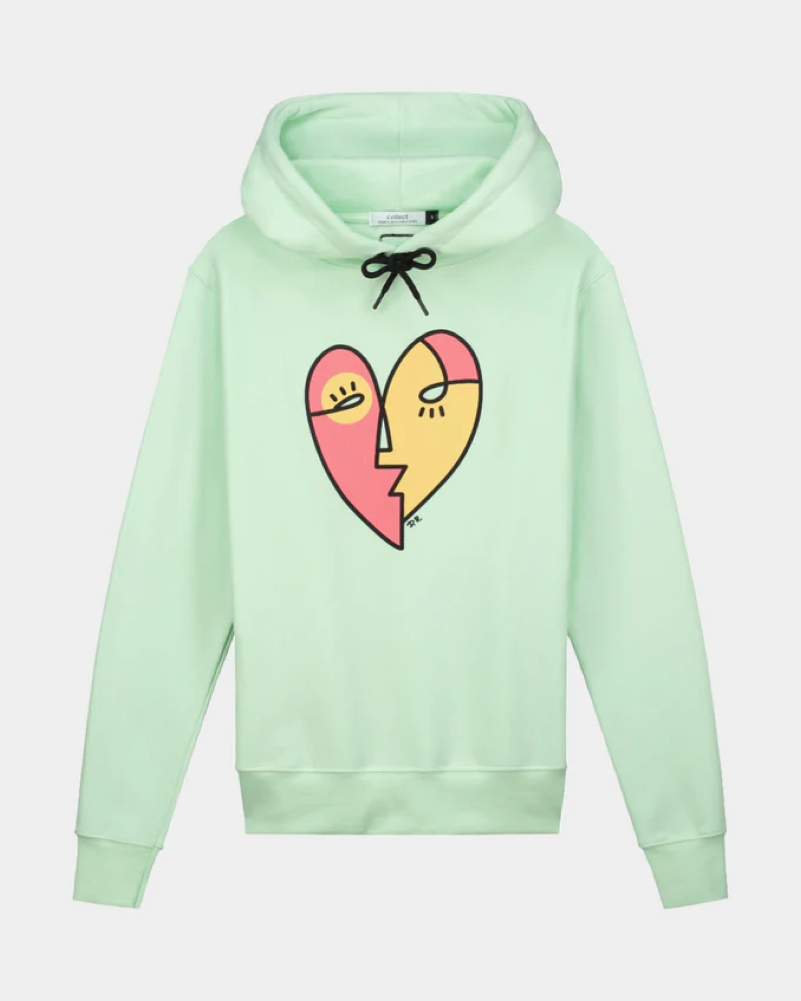 Herz Hoodie Mint Green