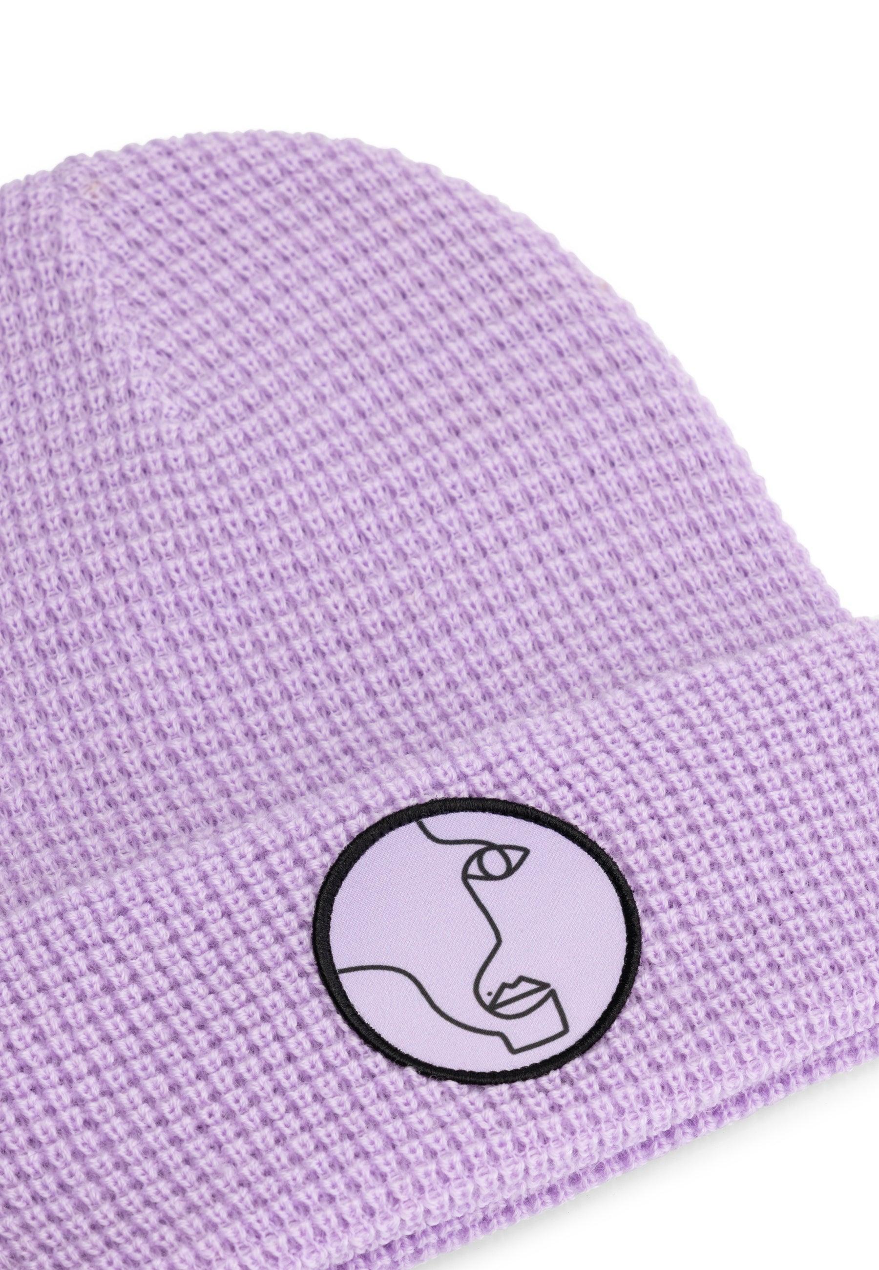 Bonnet Line Art Lila