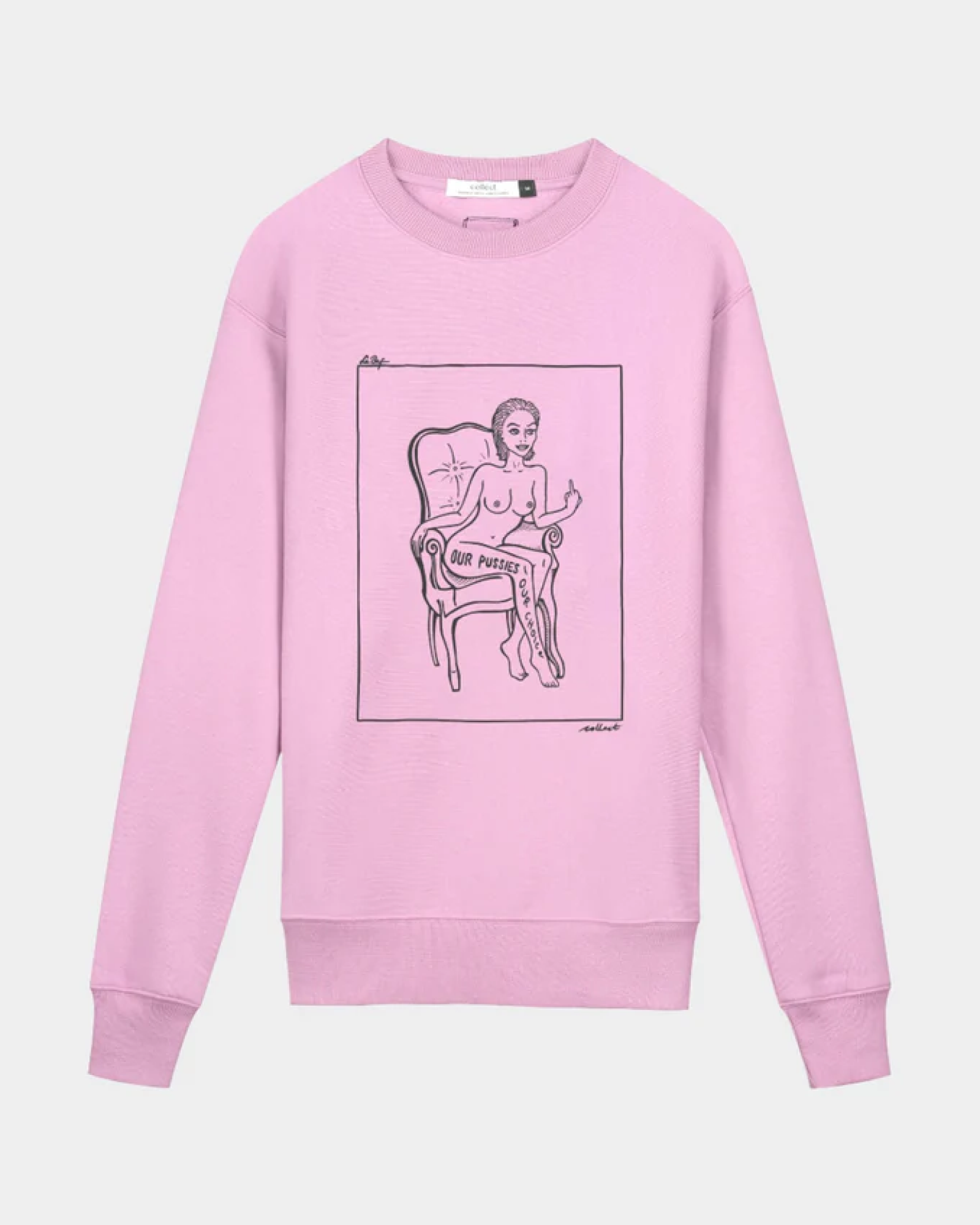 Unsere Fotzen unser Wahlpullover lila lila