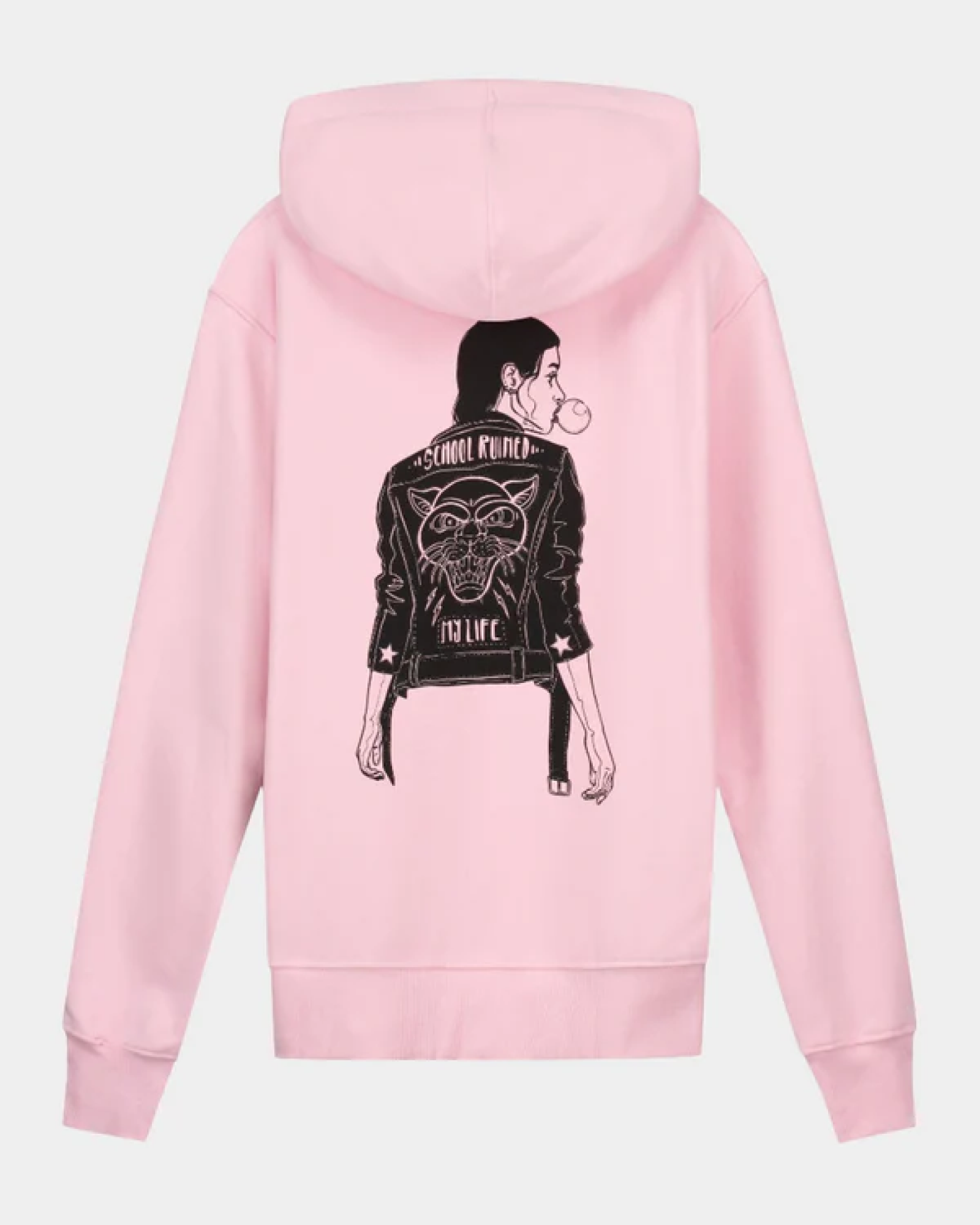 Die Schule hat mein Leben zerstört Hoodie Pink