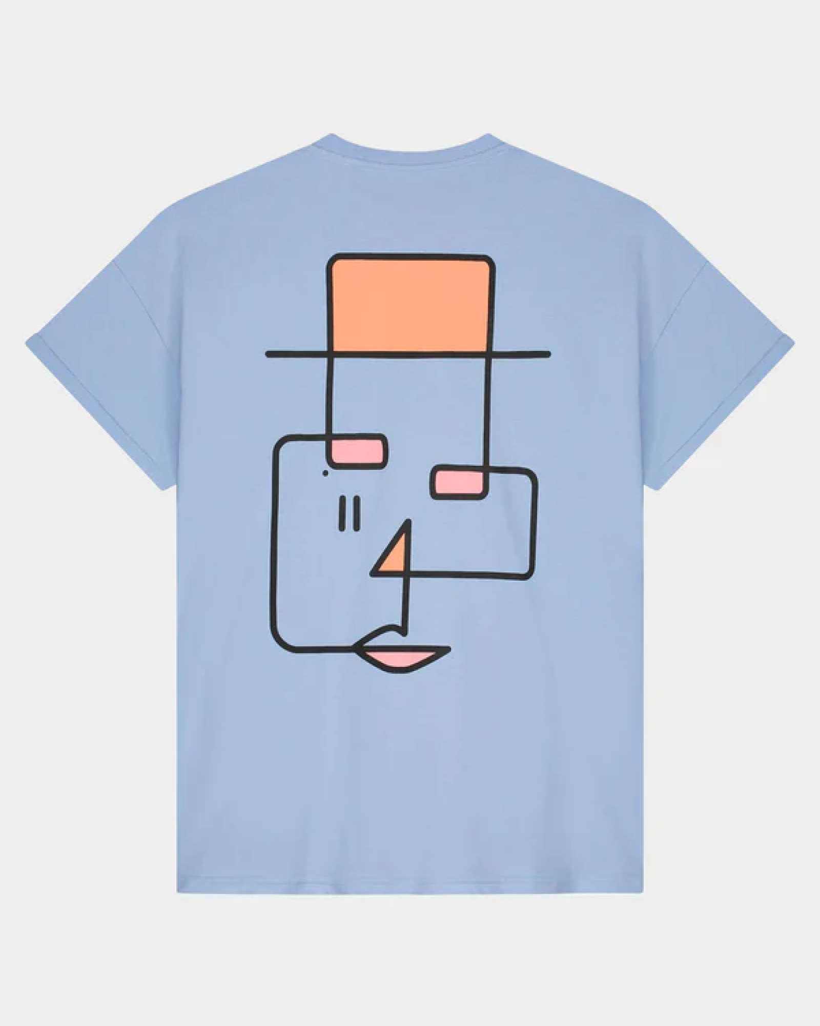 Stevie übergroßes Tee Blau