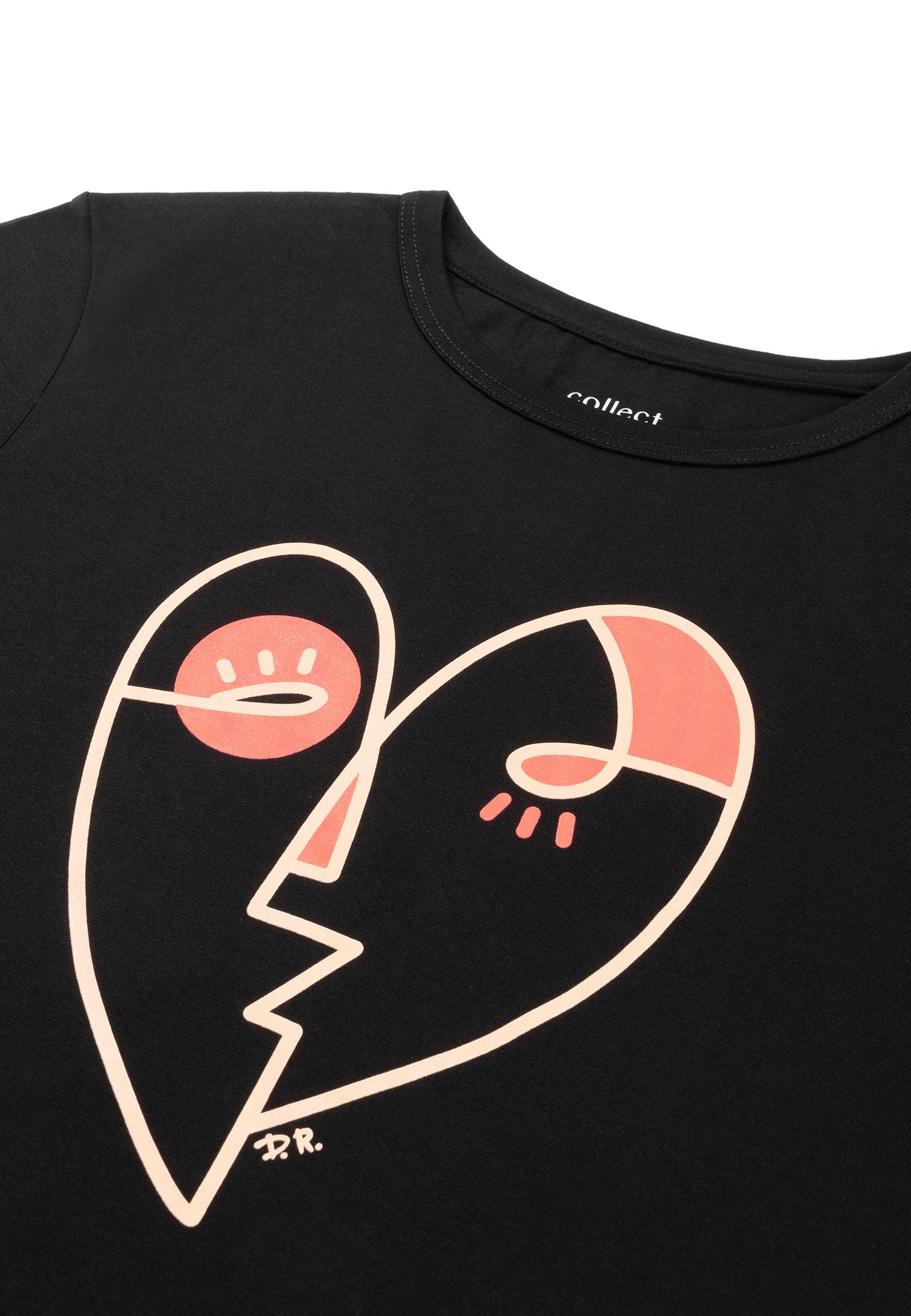 Herz Tee schwarz