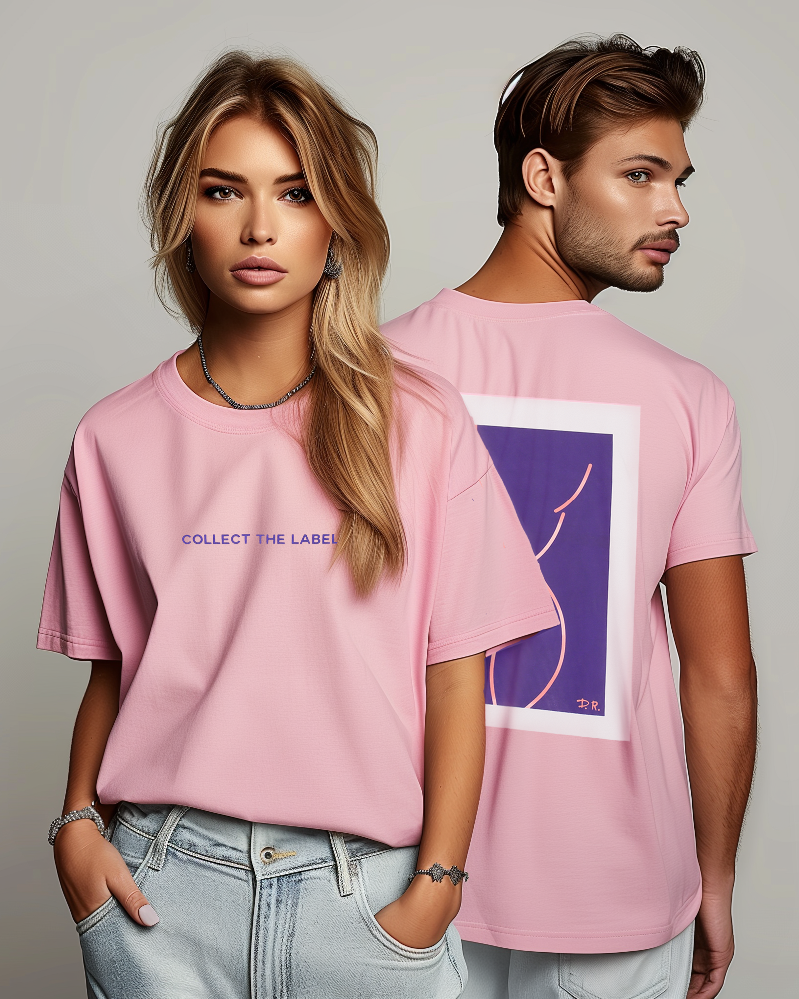 Aphrodite übergroßes Tee Pink