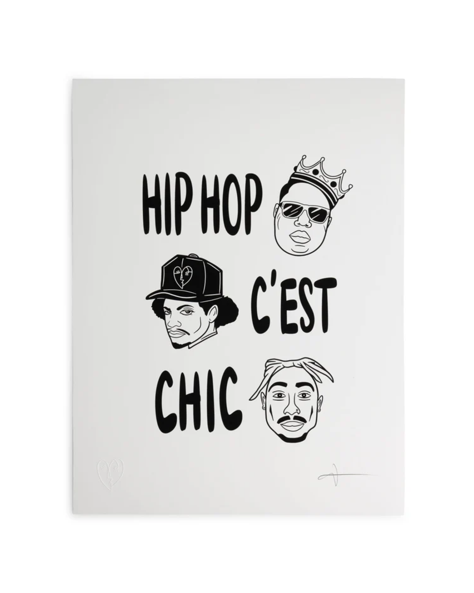 Impression d'art Hip Hop C'est Chic