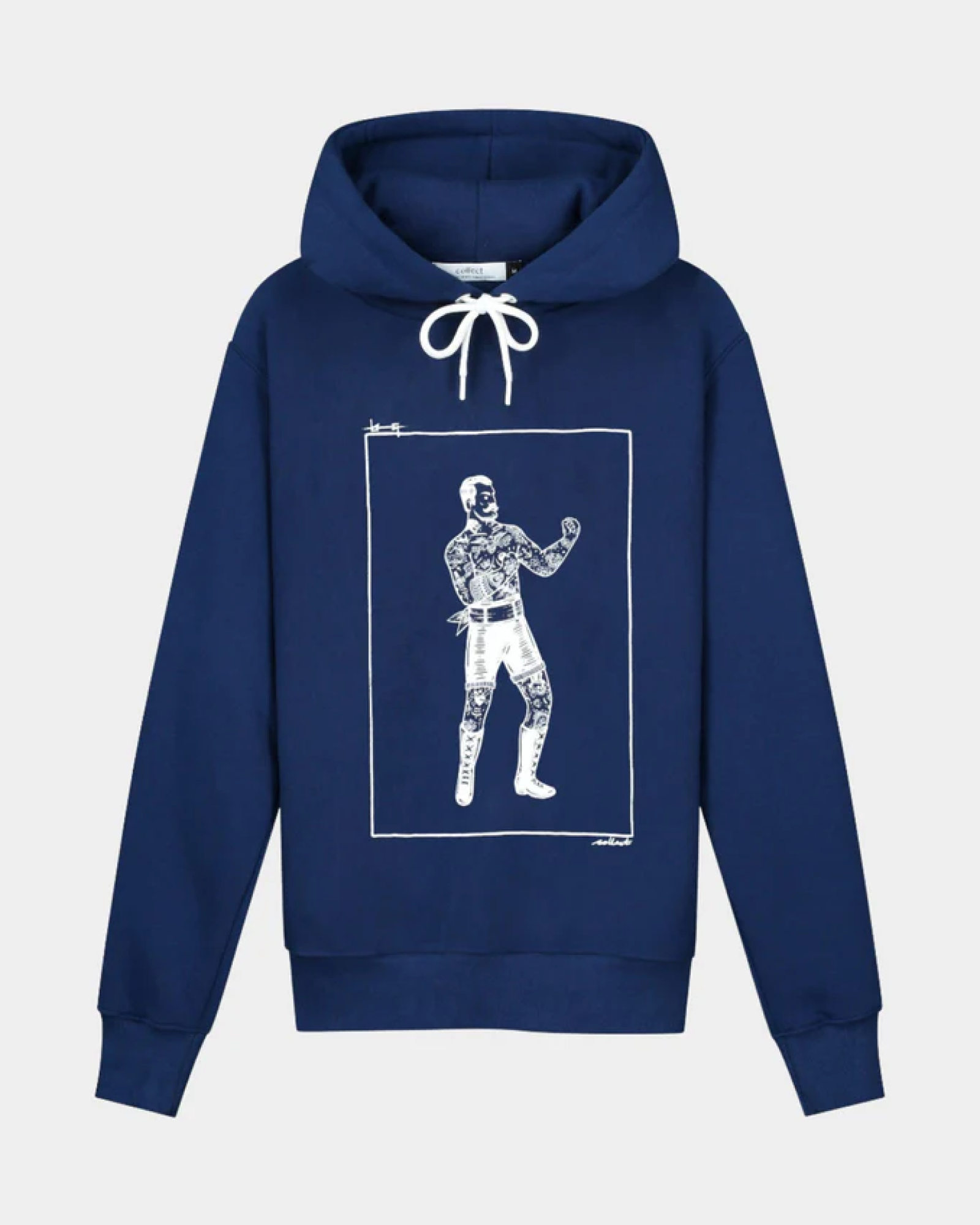 Boxer Hoodie Dunkelblau