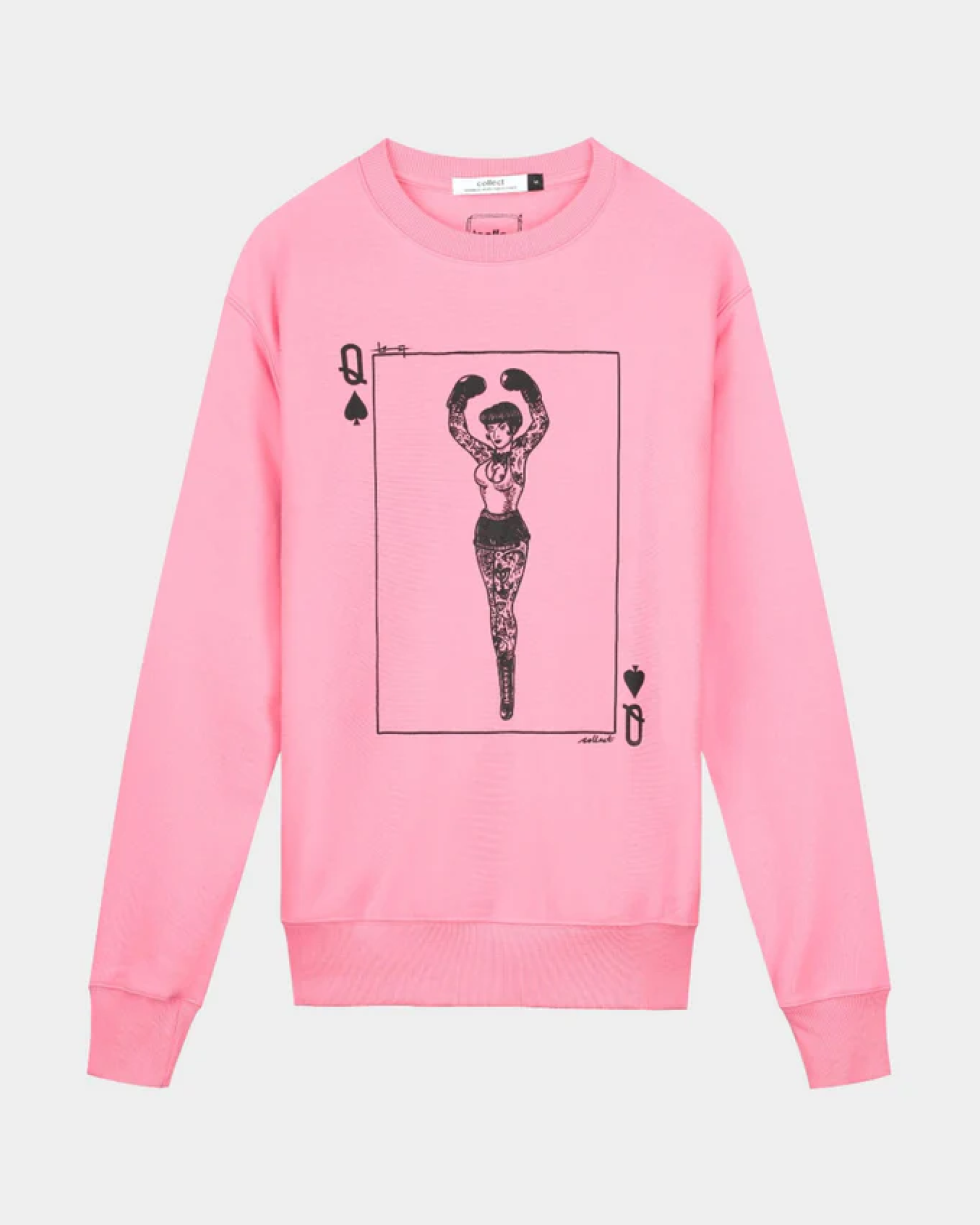 Pull Reine de Boxe Rose