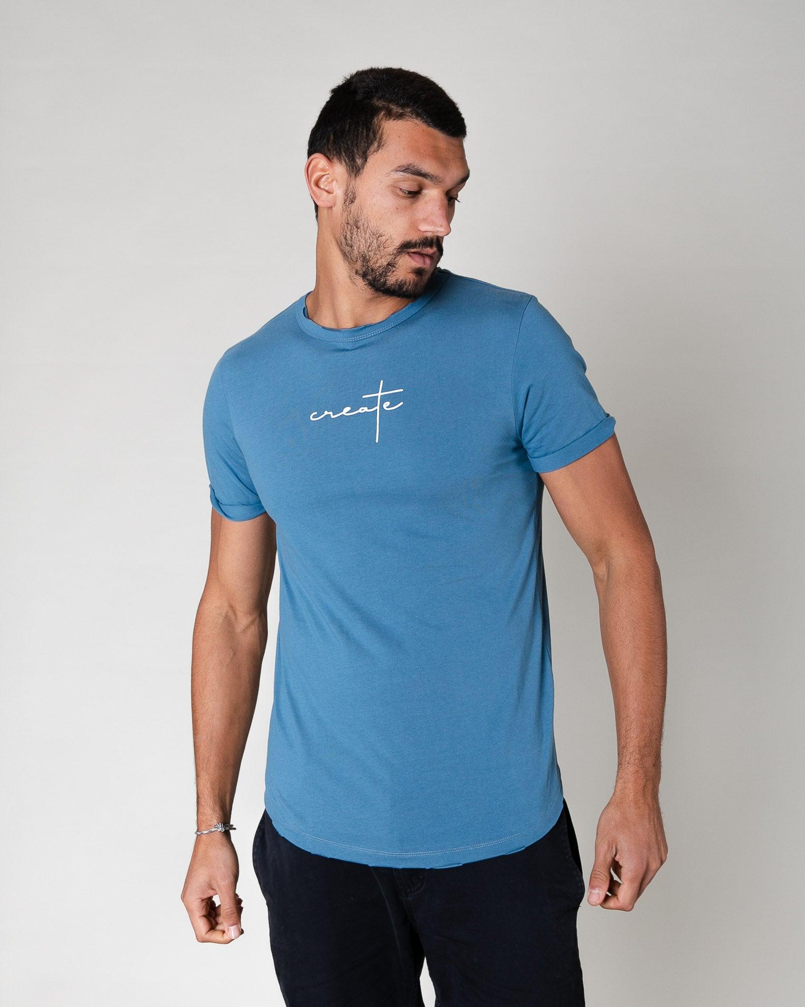 Crea tee blu