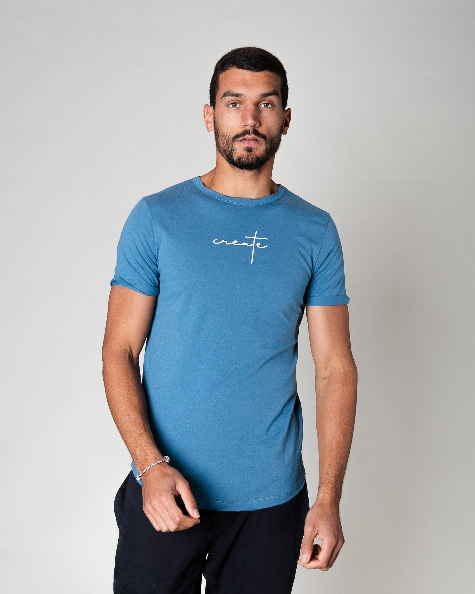 Erstellen Sie Tee Blue