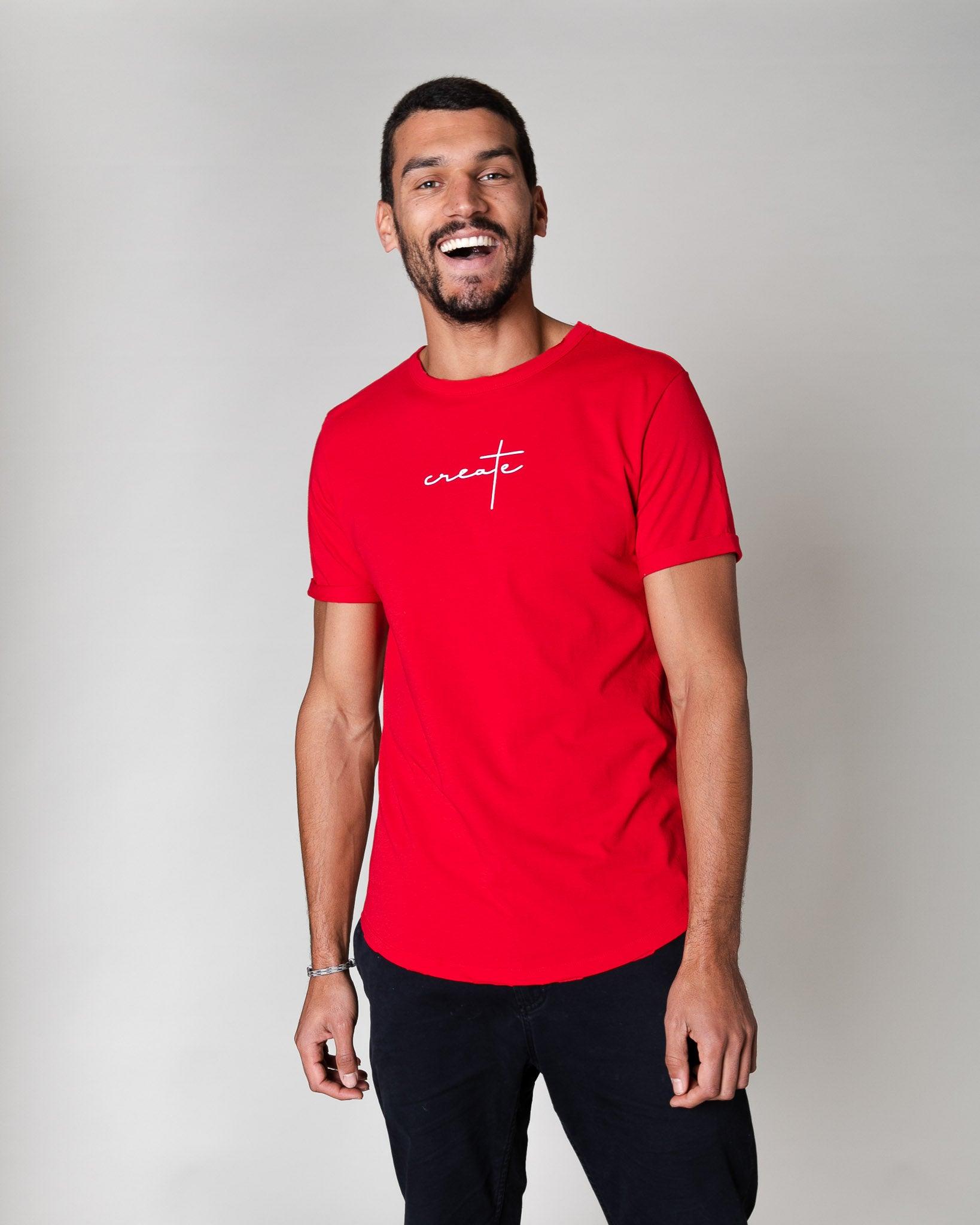 Crea tee rosso