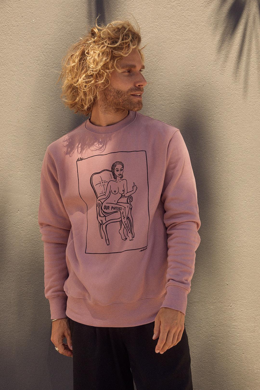 Nos Chattes Notre Choix Pull Violet