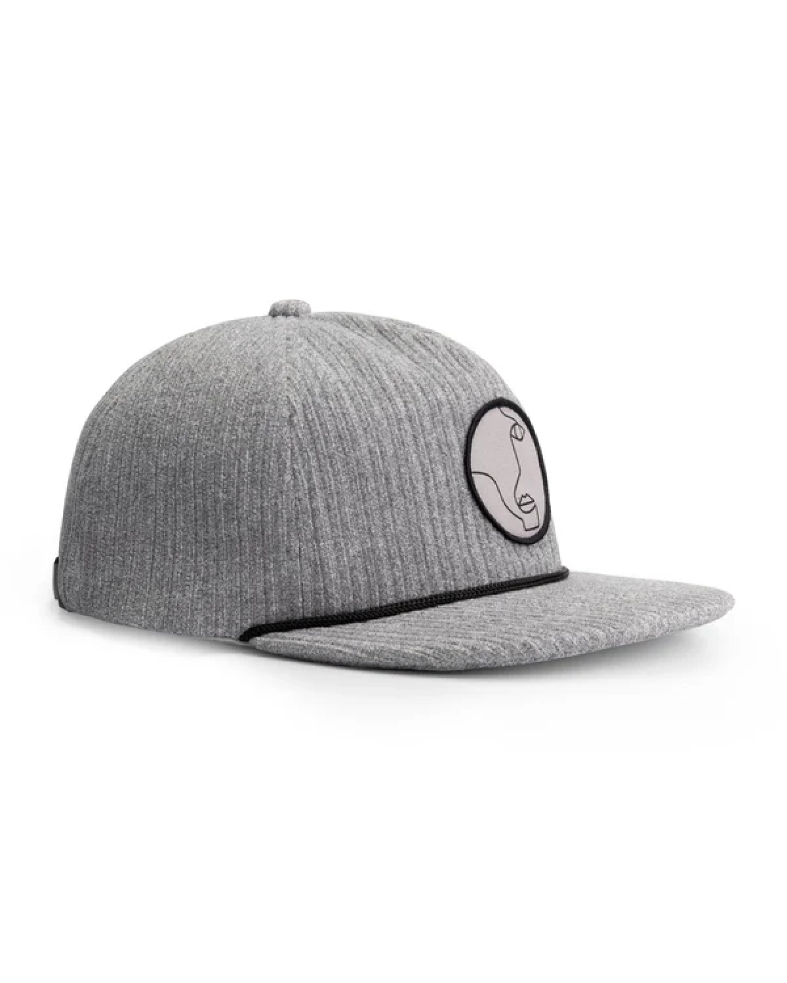 Line Art Snapback Grey