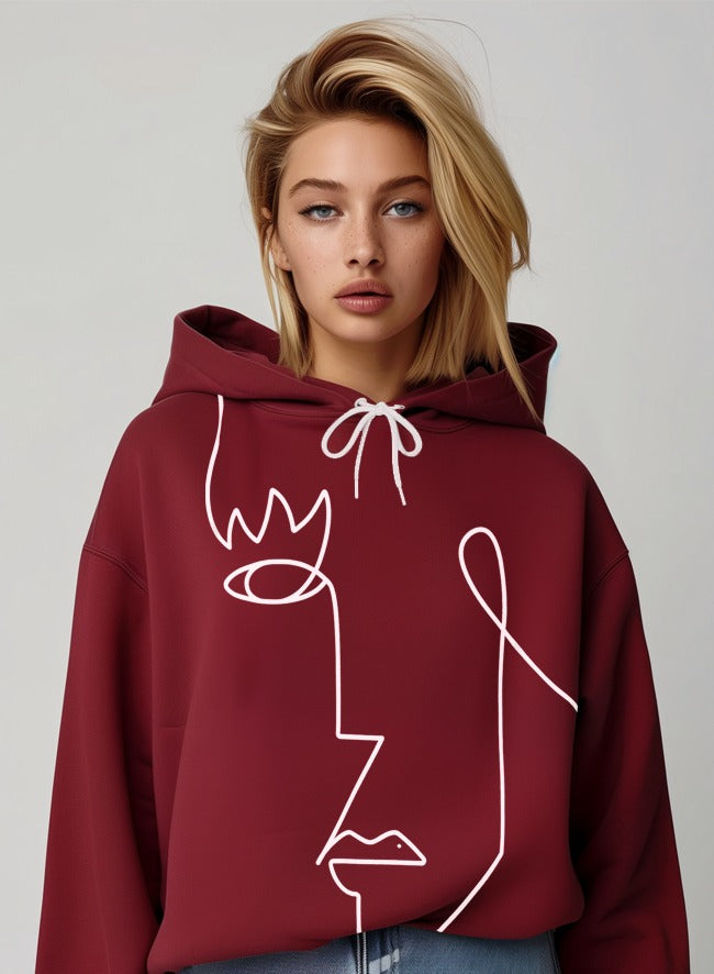 Vesper Hoodie Burgund