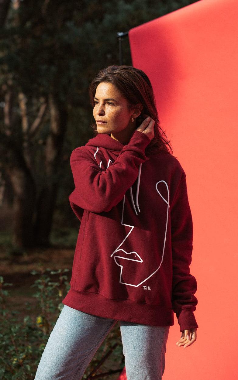 Vesper Hoodie Burgund