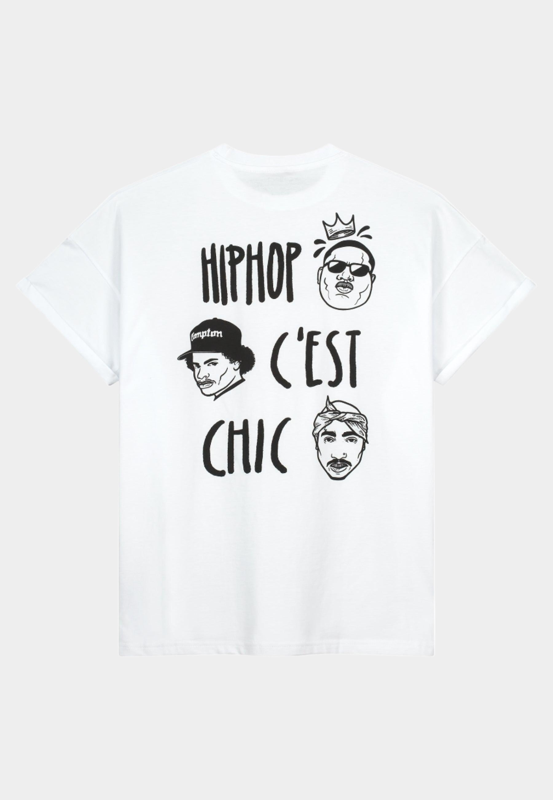 Hip Hop C'est Chic übergroße T -Shirt